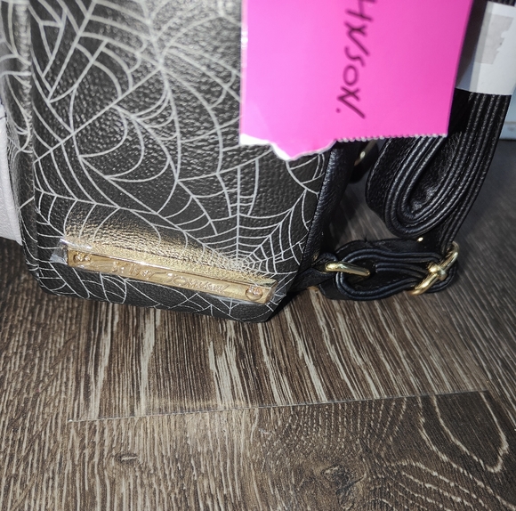 NWT Betsey Johnson Cat Vampire Spider Web Mini Backpack - Picture 6 of 16